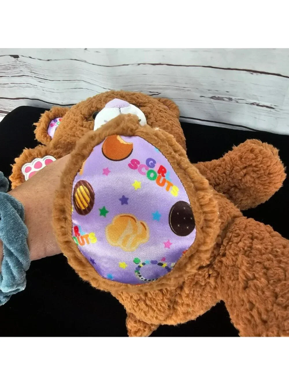 Girl Scouts Build-A-Bear Plush Teddy Bear Brown Cookie Adventure 16